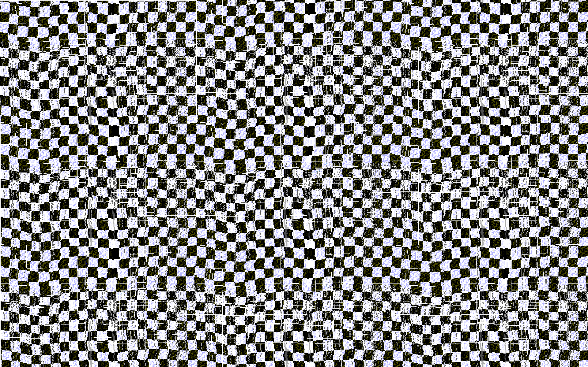 checkerbored